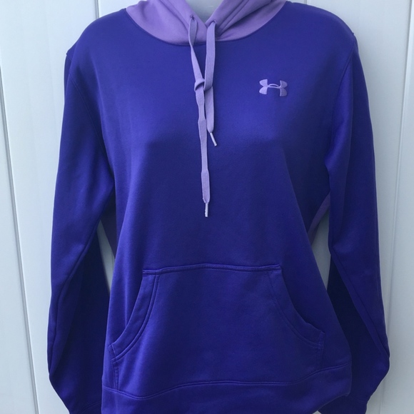 dark purple under armour hoodie